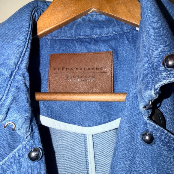 Freda Salvador/Derek Lam 10 Crosby collab studded denim trench coat - Picture 11 of 13